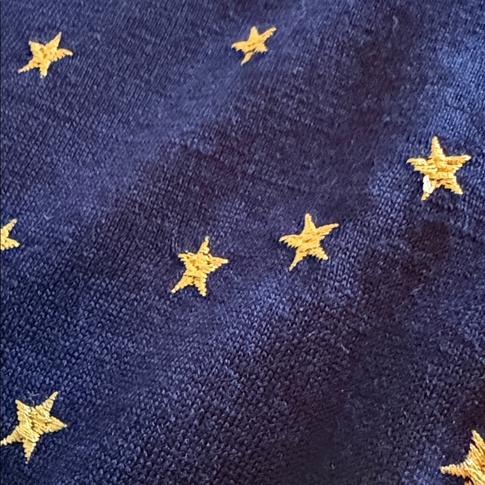 J. Crew Navy Knit Sweater with stars - Picture 4 of 4